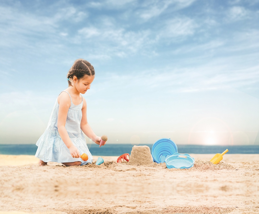 SET DE 7 JEUX DE PLAGE COMPACTOYS