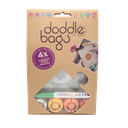 PACK X4 WIEDERVERWENDBARE FELDFLASCHEN 200ml DODDLE BAGS