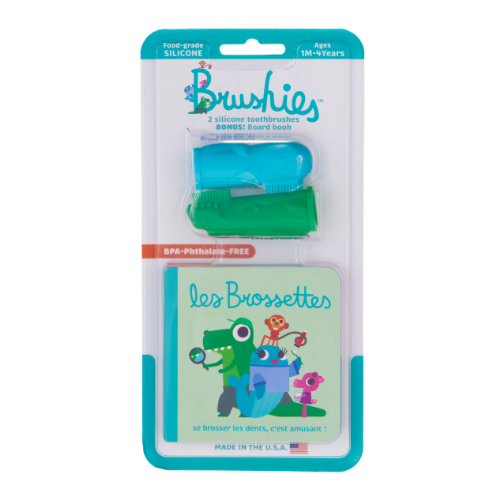 MINI COFFRET THE BRUSHIES LIVRE FR + 2 BROSSETTES