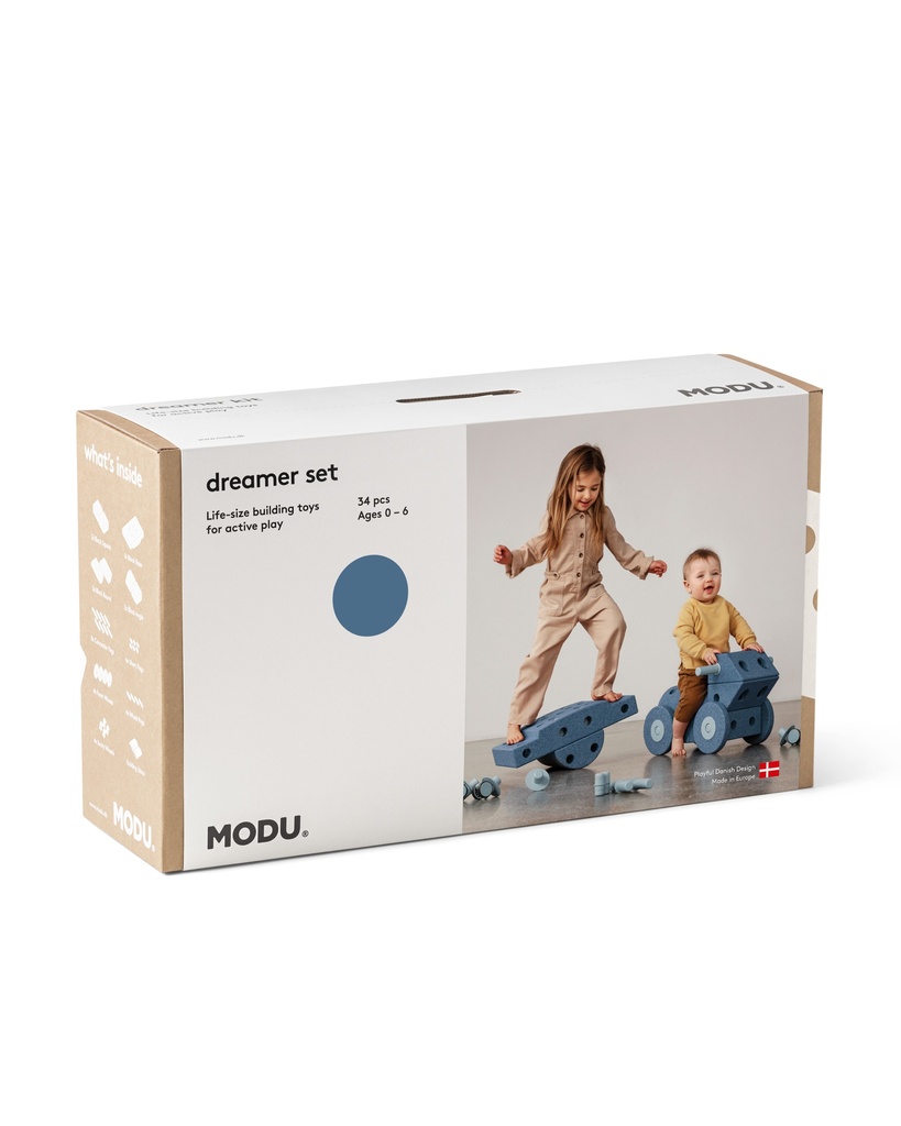 [MODU-SET-DRE-DB-SB] JEU DE CONSTRUCTION EVOLUTIF DREAMER KIT MODU (DEEP BLUE / SKY BLUE)