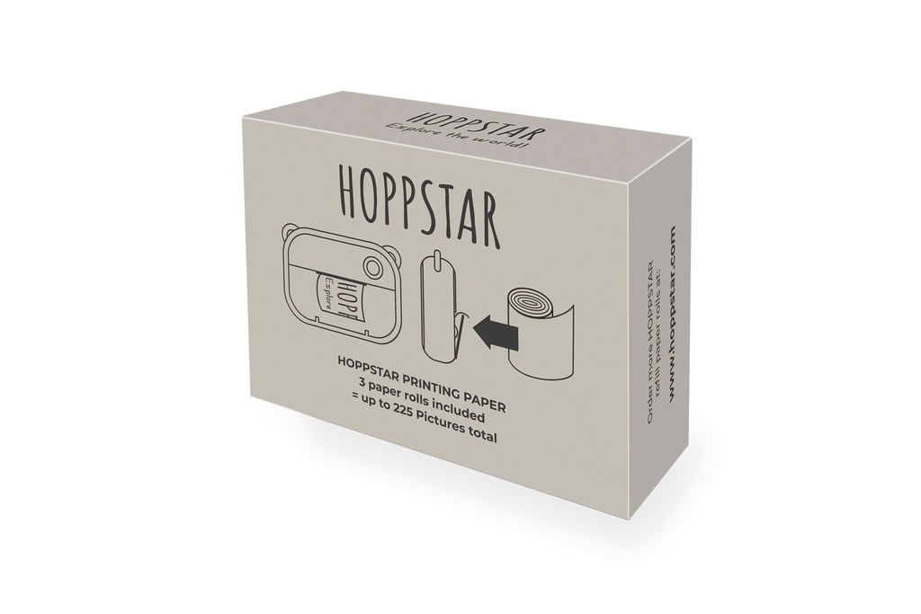 [76899] ACCESSOIRES HOPPSTAR (PACK X3 PAPIER THERMIQUE POUR IMPRESSION)
