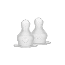 PACKx2 TETINES BIBERON SILICONE BIBS