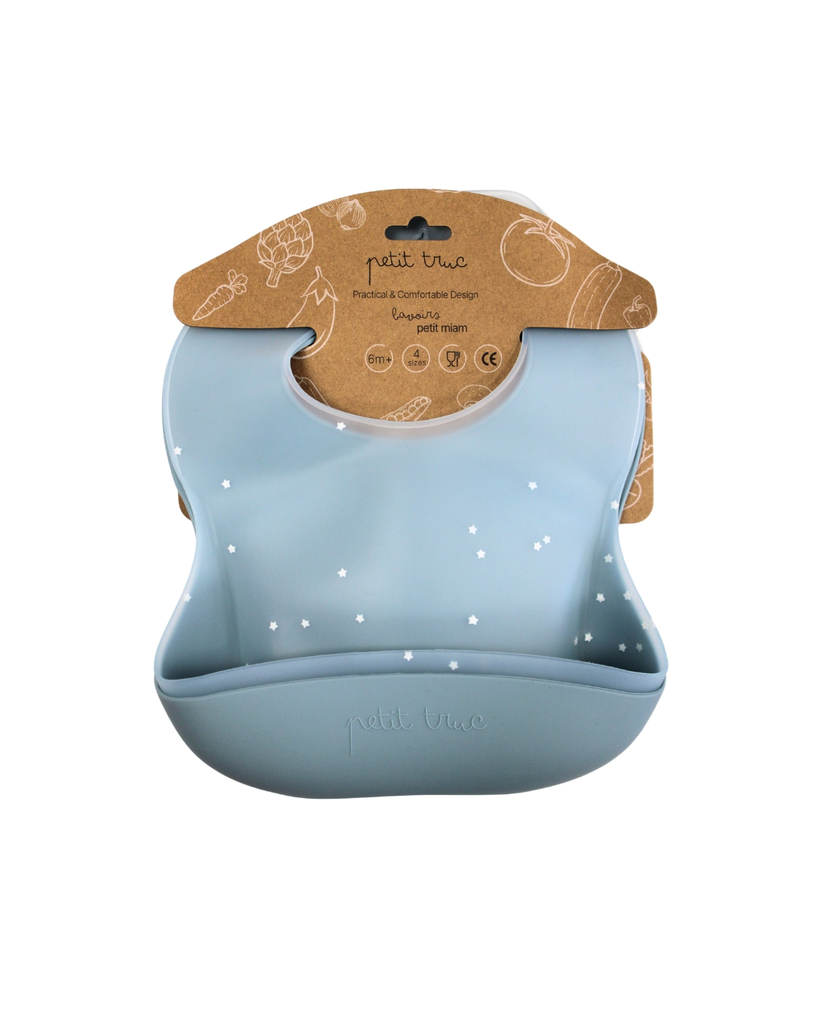 SILICONE BIBSx2 PETIT MIAM