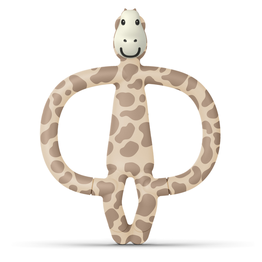 [MM-G-001] ANNEAU DE DENTITION "ANIMALS" MATCHSTICK MONKEY BIOCOTE (GIRAFE (beige))