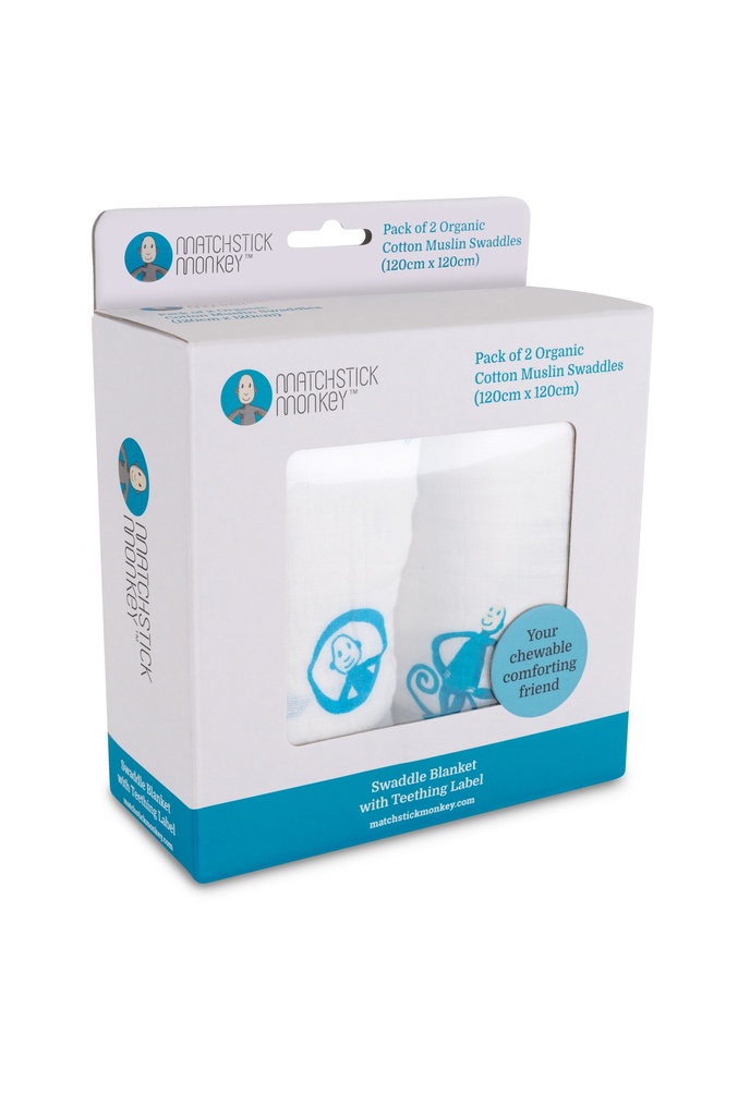 PACK X2 LANGES 120CM MATCHSTICK MONKEY