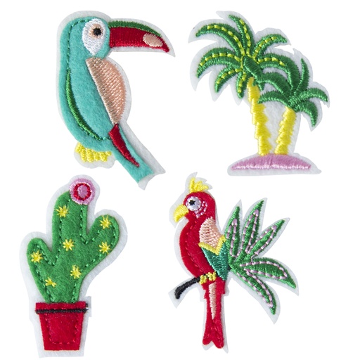 [A1001] BROCHES TROPICAL