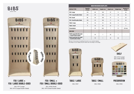 PRESENTOIR BIBS BOIS